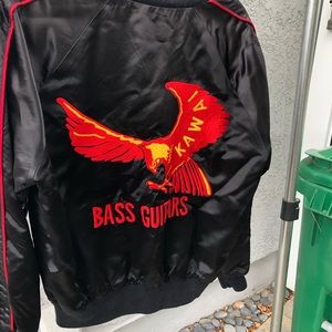 Vintage 80’s Kawai Bass Guitar Satin Jacket